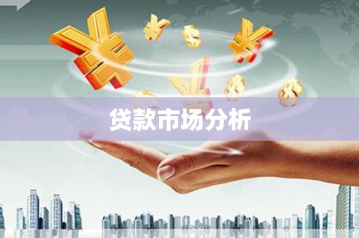凉州贷款市场分析