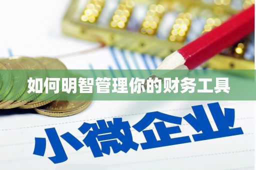 凉州如何明智管理你的财务工具