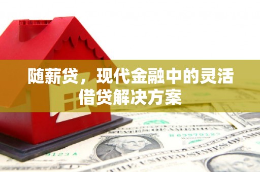 凉州随薪贷，现代金融中的灵活借贷解决方案