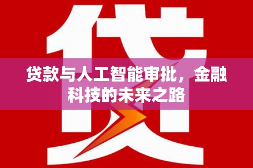 凉州贷款与人工智能审批，金融科技的未来之路
