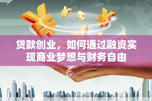 凉州贷款创业，如何通过融资实现商业梦想与财务自由