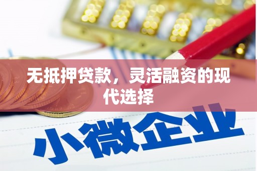 凉州无抵押贷款，灵活融资的现代选择