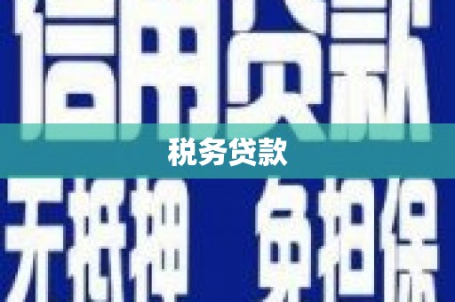 凉州税务贷款