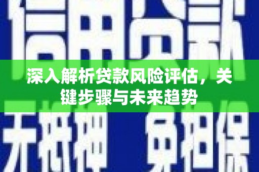 凉州深入解析贷款风险评估，关键步骤与未来趋势