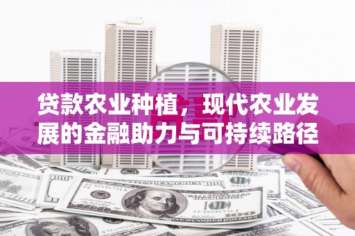 凉州贷款农业种植，现代农业发展的金融助力与可持续路径