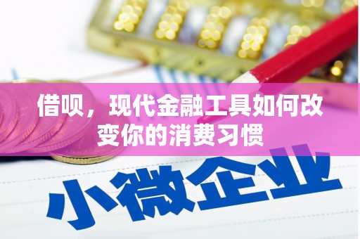 凉州借呗，现代金融工具如何改变你的消费习惯