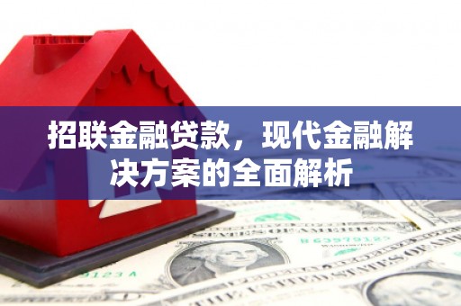 凉州招联金融贷款，现代金融解决方案的全面解析