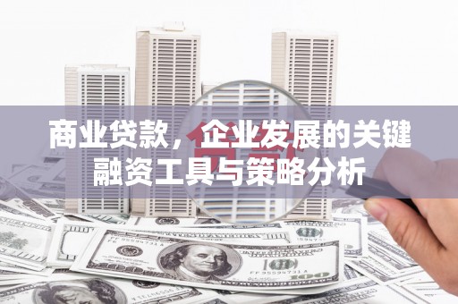 凉州商业贷款，企业发展的关键融资工具与策略分析