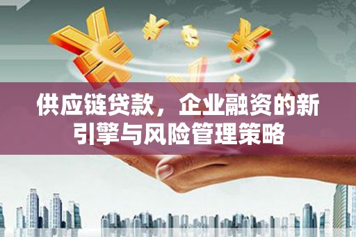 凉州供应链贷款，企业融资的新引擎与风险管理策略