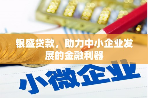 凉州银盛贷款，助力中小企业发展的金融利器