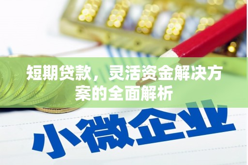 凉州短期贷款，灵活资金解决方案的全面解析