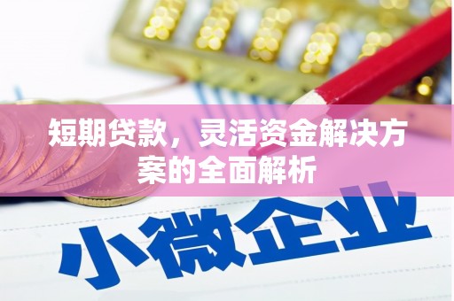 凉州短期贷款，灵活资金解决方案的全面解析