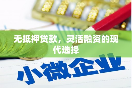 凉州无抵押贷款，灵活融资的现代选择