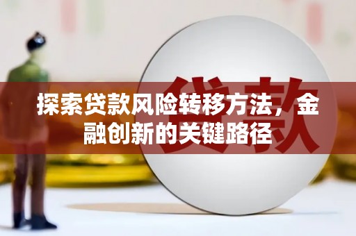 凉州探索贷款风险转移方法，金融创新的关键路径